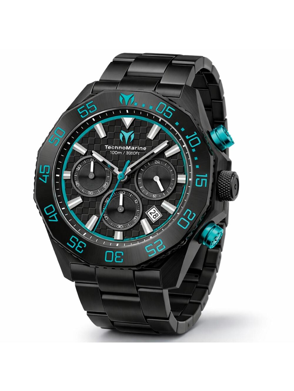 TechnoMarine Racing Legends Men's Watch - 44.2mm, Black (TM-525019)